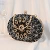Pochette da Sera in PU con Decorazioni di Diamanti per Eventi Formali e Serate