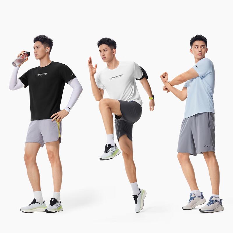 LI-NING Men s Summer Short Sleeve Running T-Shirt L