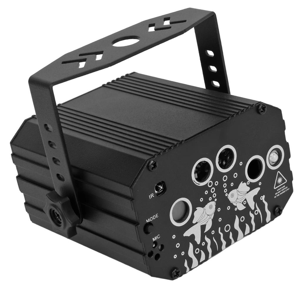 DJ Party Lichter Bühne Laser 3000mah USB Aufladung Soundaktiviertes Laserlicht mit Fernbedienung für Club KTV Tanz