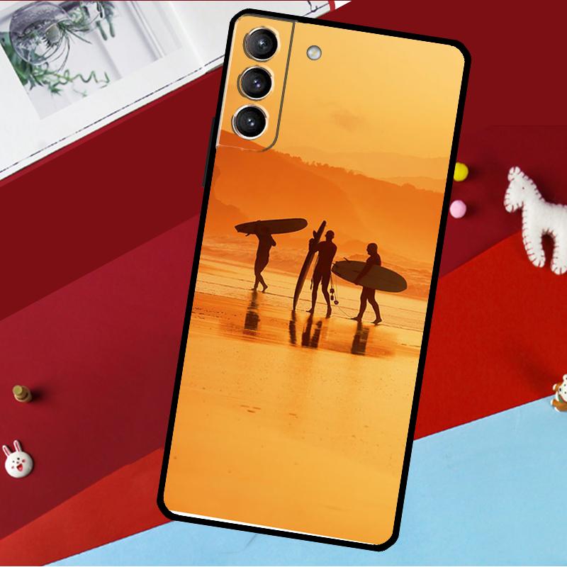 Surfer Surf Hang Loose Shak Funda For Samsung Galaxy S26 Ultra S24 S22 S23 S25 Plus S20 S21 FE S9 S10 S25 FE Phone Case