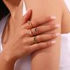 Simple And Versatile Women'S Ring, Fashionable Daily Accessory Temperament Commuting Ring, Niche Design Jewelry.
