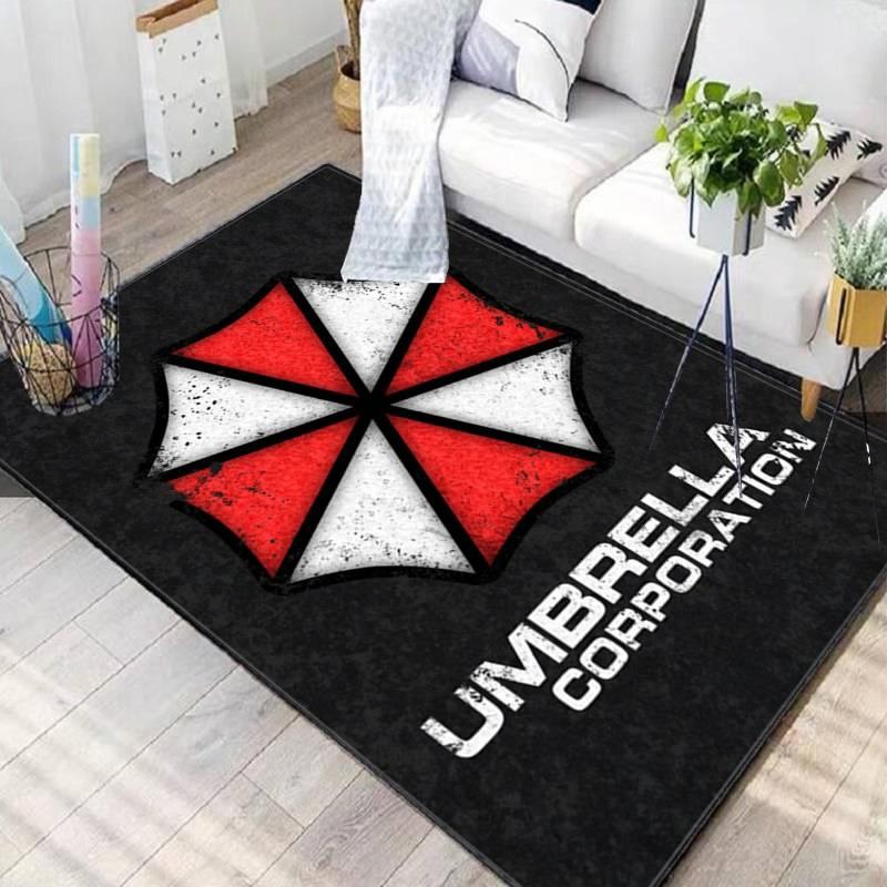 Horror Movie Umbrella Corporation Carpet for Living Room Home Decorations Sofa Table Large Area Rugs Bedroom Non-slip Floor Mat