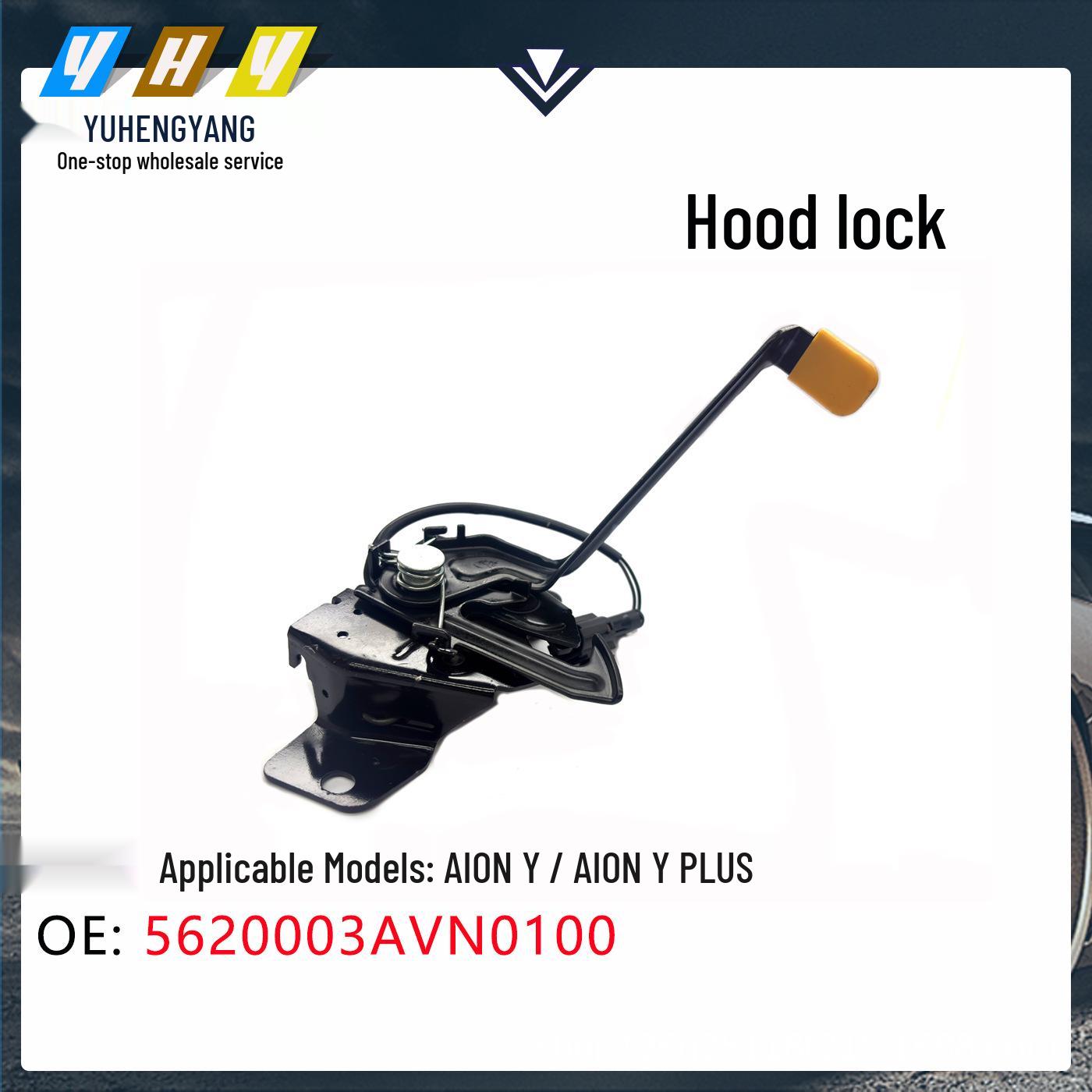 Compatible Hood Lock for Trumpchi 5620003AVN0100 Aion Y/Y PLUS Three-dimensional