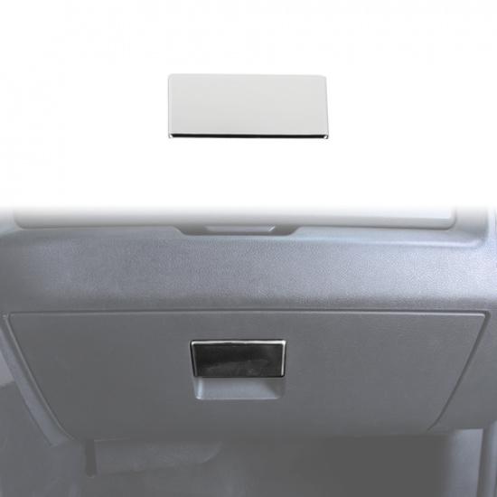 Chrome Co-pilot Storage Box Handle Cover Trim Bezel For Dodge Ram 1500 2010-2017