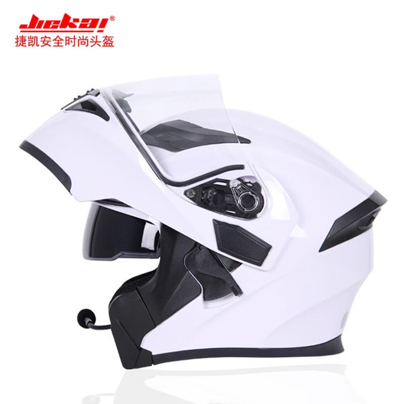 Full Face Motorcycle Helmet Women Couples Dual Visor Anti-Fog ABS Electric Scooter Riding JK902