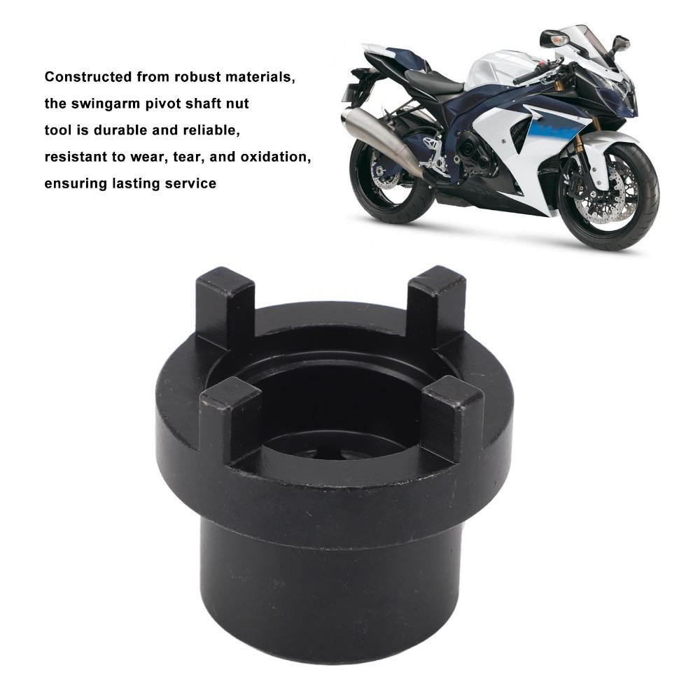 Heat Treated Swingarm Pivot Lock Nut Tool Swingarm Nut Socket Wrench  Motorcycle Repair Shops