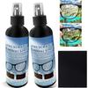 Spray Detergente per Lenti Occhiali 100ML Antiappannante Rigenerante Soluzione Detergente Delicata per Occhiali da Sole Rimozione Polvere