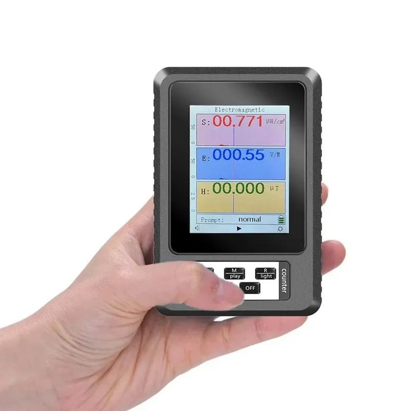 Portable Electromagnetic Radiation Detector EMF Meter High Accuracy Professional Radiation Dosimeter Monitor Tester New