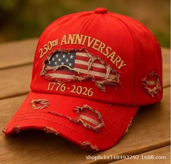 Anniversary Commemorative Baseball Cap, Unisex Vintage Washed Cotton Snapback with Sun Protection Adjustable Strap