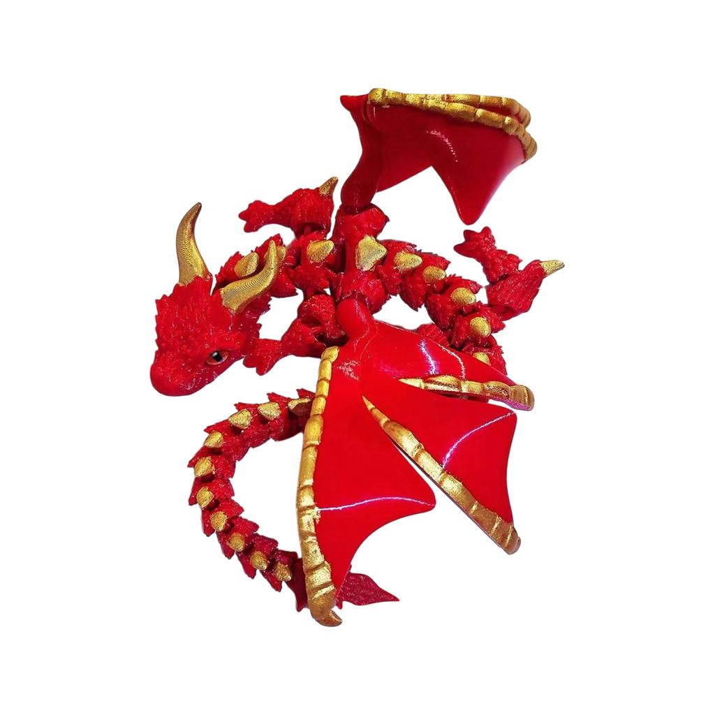 3D Printed Dragon Joint Movable And Detachable Toy Creative Ornament Festival Birthday Gift
