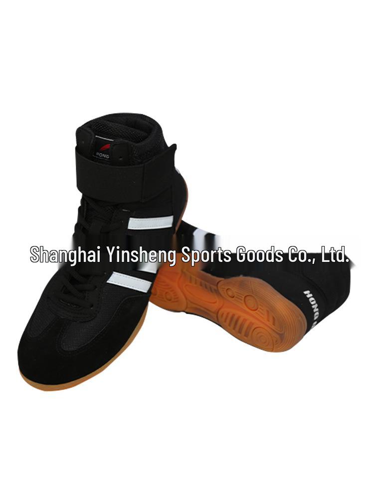 Unisex Wrestling & Boxing Combat Shoes - Professional Training & Competition Footwear