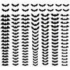Halloween Fladdermöss Väggdekor 3D Halloween Fladdermusdekorationer Lysande Ögon Fladdermöss 128 Delar Läskiga Fladdermöss Väggdekoration För Badrum Kök