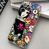 Japan T-Tokidokis Genomskinligt Telefonfodral För iPhone 17 16 15 11 12 13 14 Pro Max Mini Mjukt TPU Silikon Plus