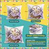 Easter Bunny Lavender Cushions Pillowcase Polyester Cushion Cover Throw Pillow Pillowcover Home Car Sofa Decor