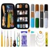 Leather Bag Repair Wallet Making Stitching Tool DIY Multi Functional Portable Leather Craft Tools Set For Beginners