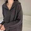 NaVaVa Loose Fit V Neck Collar Long sleeVe Knit Nk3386