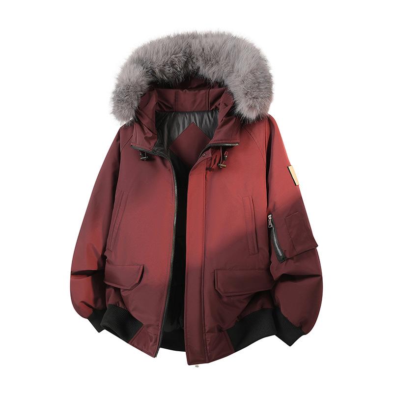 

Men s Thick Winter Padded Cotton Parka Jacket Medium