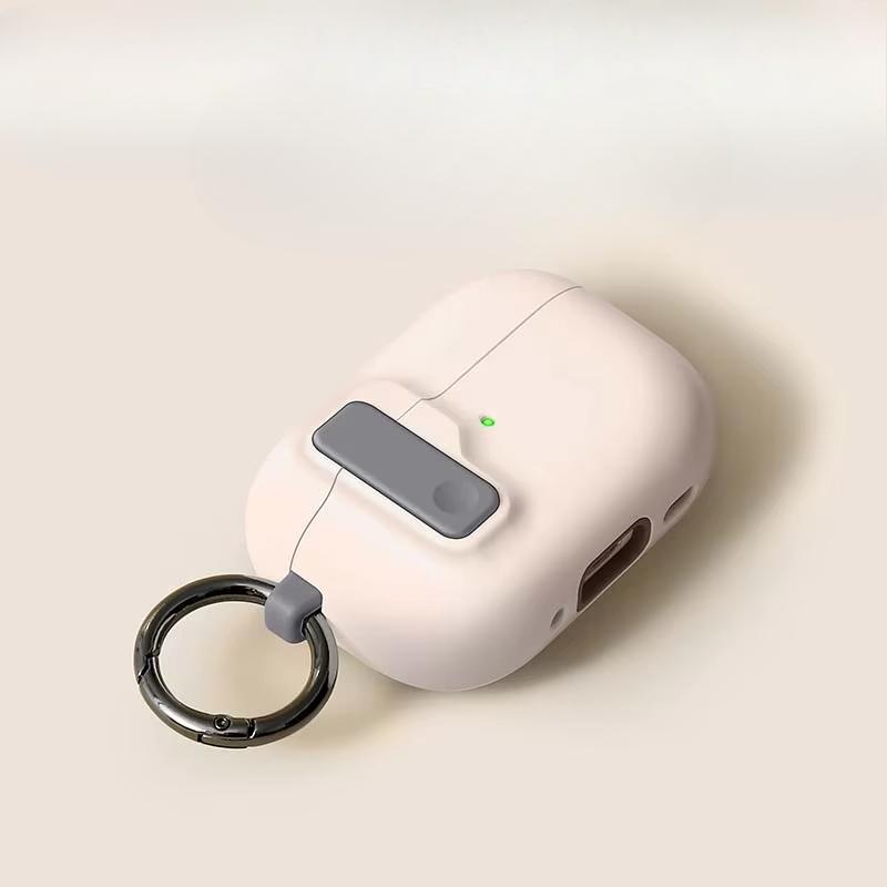 For Airpods 4 Earphone Shockproof Case Automatic Switch Secure Lock Protective Silicone Cover for Apple Airpods4 Accessories