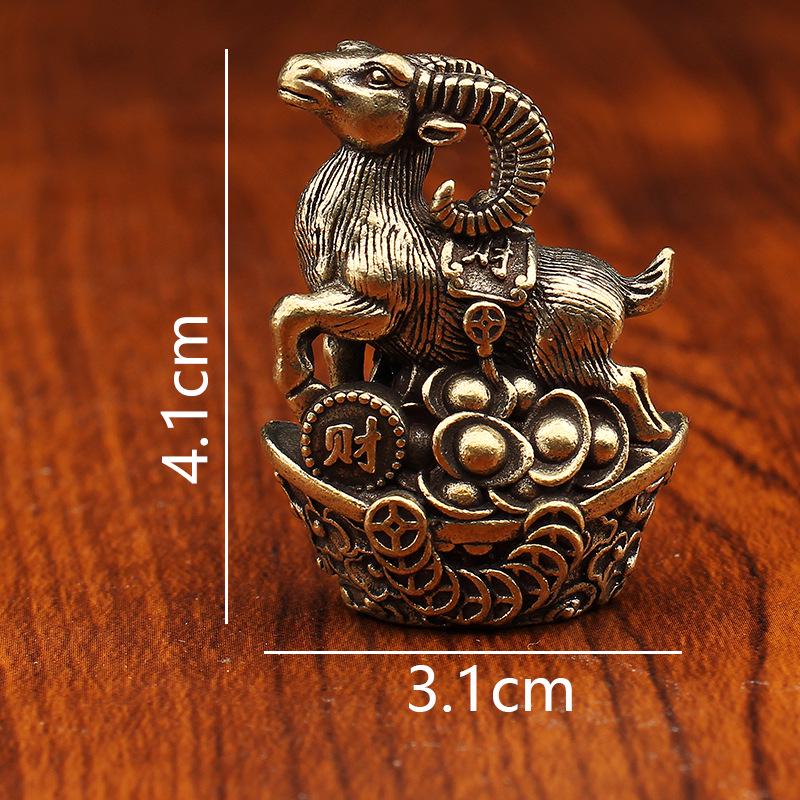Brass Zodiac Incense Holder: Creative Copper Dragon, Tiger, Snake Design