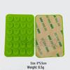 Double-Sided Silicone Mobile Phone Suction Cup Holder with 28/24 Beads for Strong Grip and Decompression