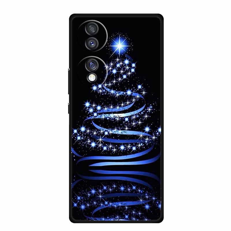Case For Honor 70 Pro Plus Christmas Soft Silicone TPU Phone Back Cover For Huawei Honor 70 Pro+ Honor70 Lite Cartoon Capa Funda