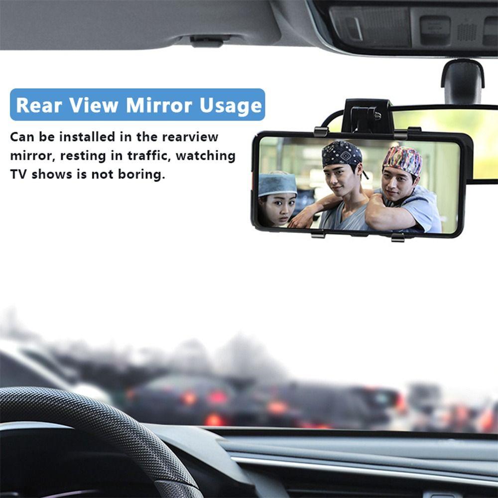 Rotatable Phone Stand Plastic Phone Fixed Bracket High Quality Phone Rack  Vehicle Mount