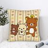 Domo Kun Rockers Square Pillow Case  Cushion Cover Funny Zippered Decorative Pillowcase for Car 45x45cm