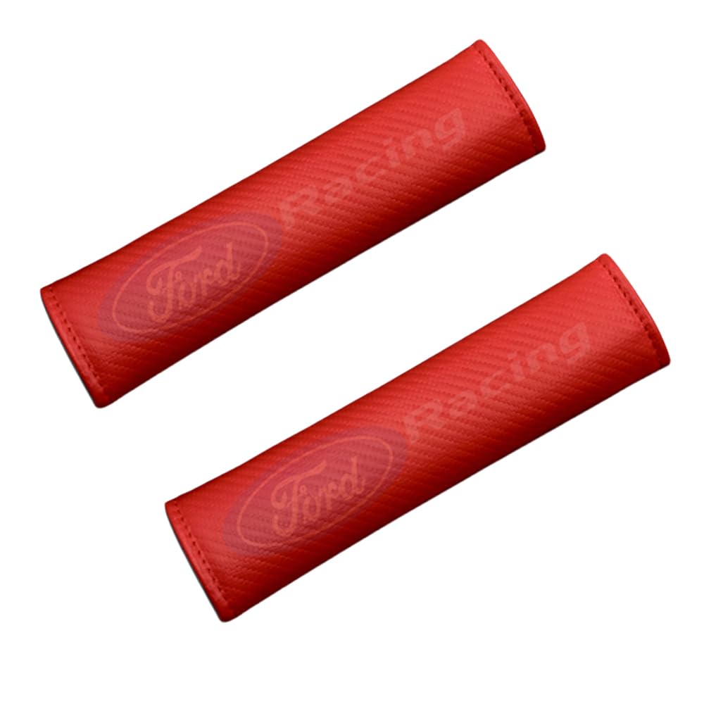 

LUMIMAN Car Emblem, Seat Belt Cover, Seat Belt Pad, Seat Belt Shoulder, Exclusive Car FD красный