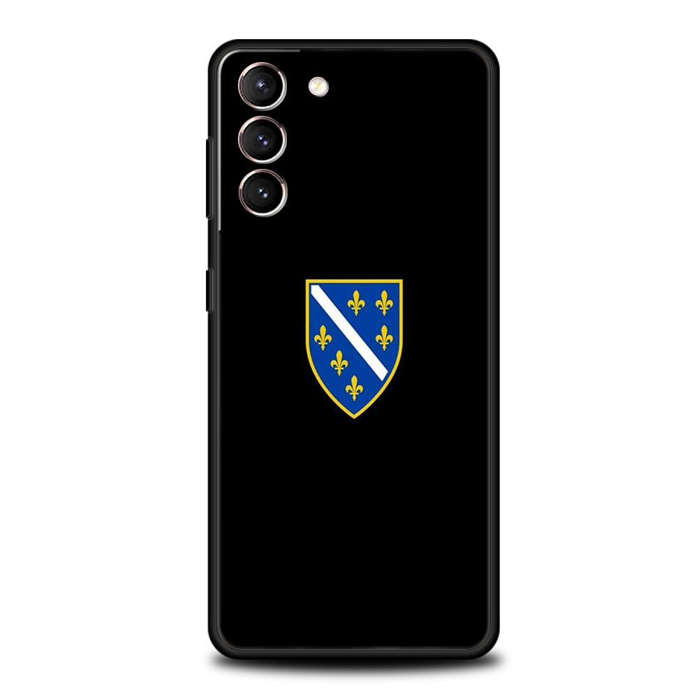 Bosnia And Herzegovina Passport Phone Case for Samsung Galaxy S24 S23 S22 S20 S21 FE Ultra S10 S10E S9 S8 Plus 5G Silicone Cover s23 Ultra