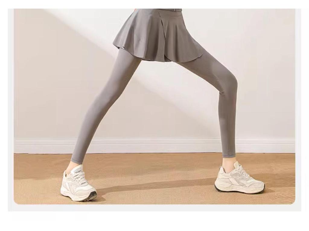 Women's Autumn Sportswear Set: Luminous Jacket, Skirt, Pants for Badminton, Tennis, Running, Yoga, Pilates, and Fitness.