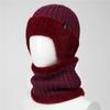 Hat Men's winter knitted wool hat Thickened ear protectors Warm and cold cotton hat