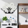 Tissue Holder Large Capacity Wall Mounted Decorative Wrought for Bathroom Kitchen