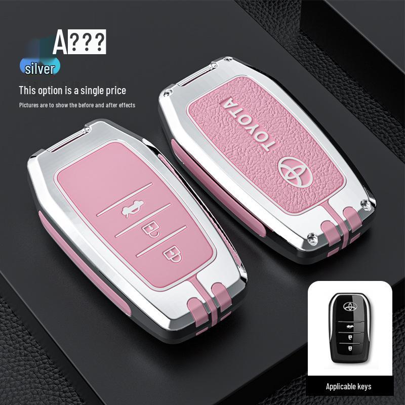 High-Grade Alloy Protective Key Cover for 8th Gen Toyota Camry (25 Models)