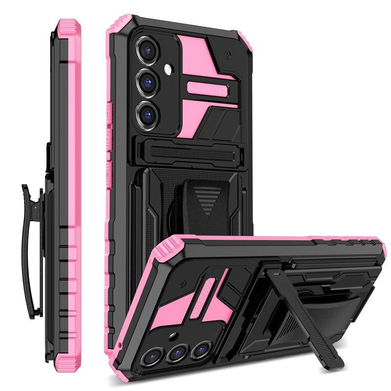 Military Armor Case for Samsung Galaxy S24 S23 FE S22 Ultra S21 S20 Note 20 Ultra Cover Belt Clip Holster Kickstand Full Protective Cover