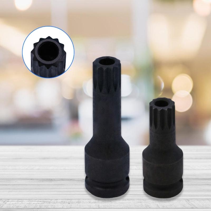Reinforced Steel Hexagonal Bit Magnetic Driver Attachment for Mechanical Tool Motorcycle Maintenance Automotive Repair