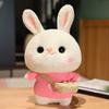 Rabbit Doll Drag Little Rabbit Creative Doll White Rabbit Plush Toy Gift for Girls