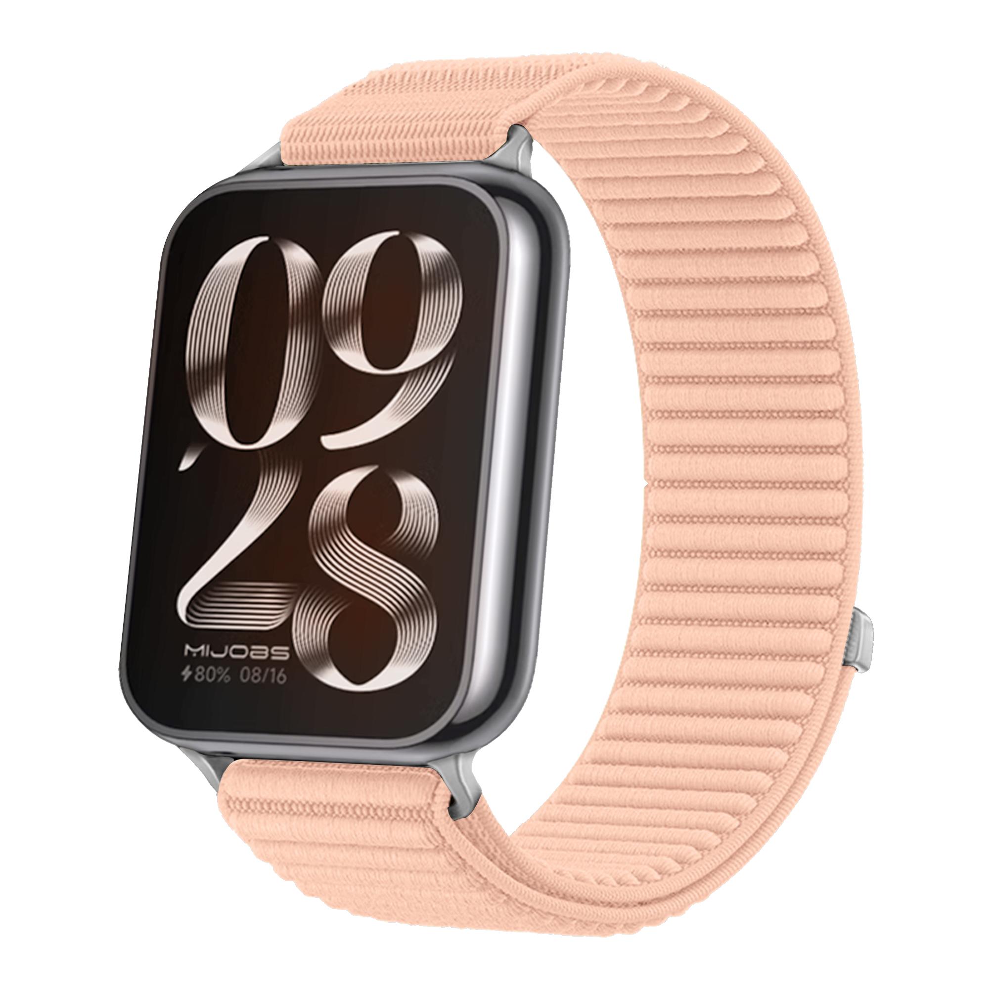 

Ремінець для Xiaomi Mi Band 9 8 Pro Плетений ремінець Для Redmi Watch 5 4 For MI Band 9 pro рожевий