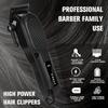 Clippers for Professional Hair Trimmer Cordless Rechargeable Powerful Beard Trimmer Hair Cutting Grooming Tool