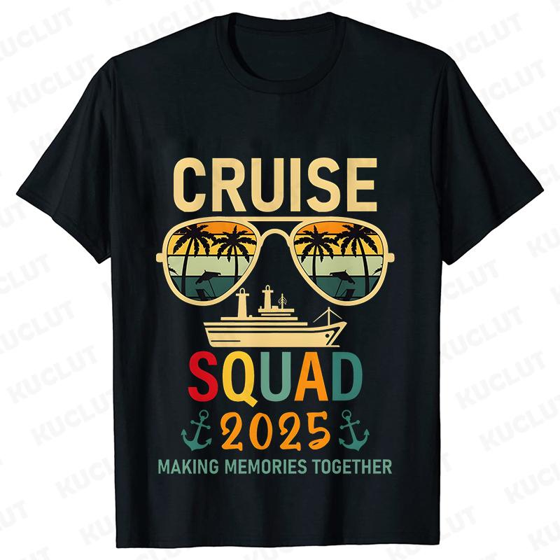 Funny Holiday Trip Shirt Family Cruise 2025 Making Memories Together Tshirts Cruise Trip Tshirts Family Matching Outfits S