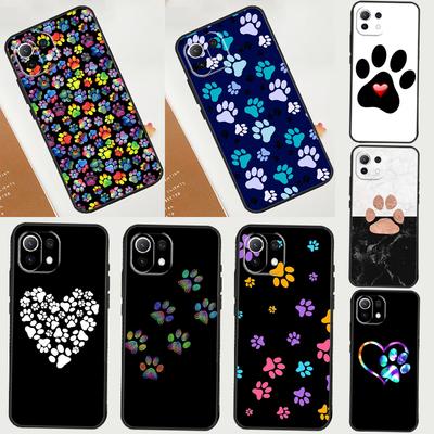 Dog Paw Case For POCO F5 X3 X5 Pro X4 F4 GT C40 M5s F3 Cover For Xiaomi 13 12 Lite 12T 11T Pro 12X