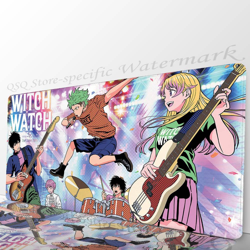 Anime W-Witch Watch Mousepad Mouse Mat Desk Mat With Pad Gaming Accessories Prime Gaming XXL Keyboard Pad Padding Mat