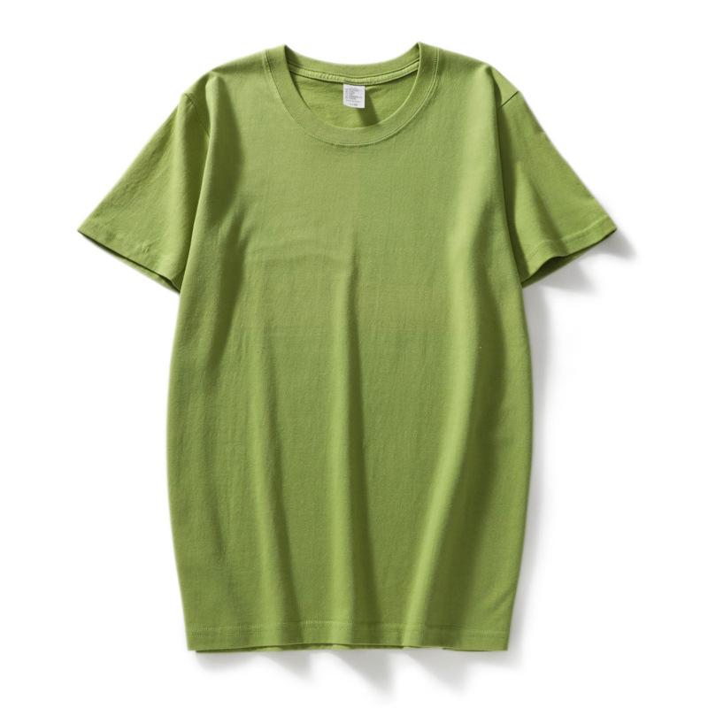 T-shirt da donna estiva in cotone traspirante T-shirt a maniche corte da coppia con collo rotondo allentato