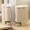 Rice Dispenser Press Out Food Grade Plastic Sealed Airtight Storage Container Househod Kitchen Supplies