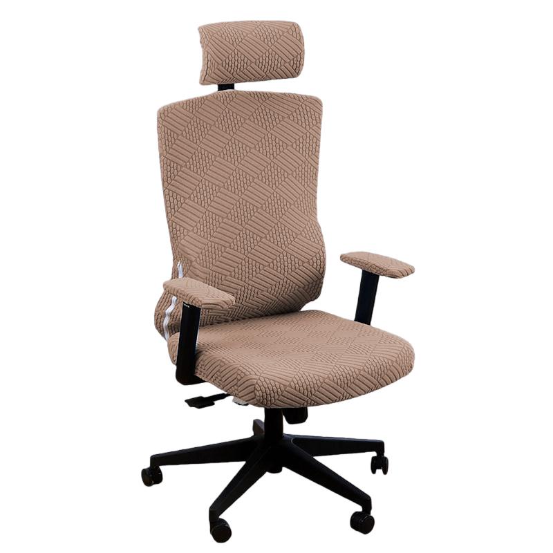 

Office Computer Gaming Esports Backrest Armrest Cover Universal Swivel Chair Cover Elastic Ergonomic Chair Seat Cover