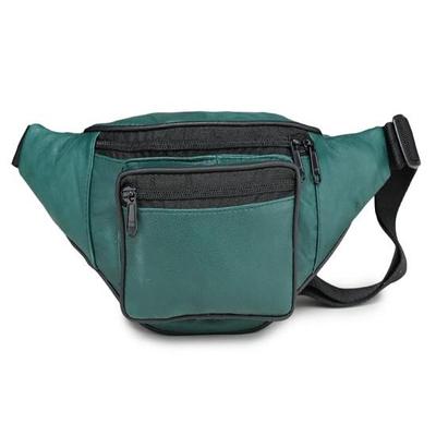 Noora Skórzana Saszetka Unisex na Pas Torba Biodrowa Saszetka Podróżna Etui na Paszport