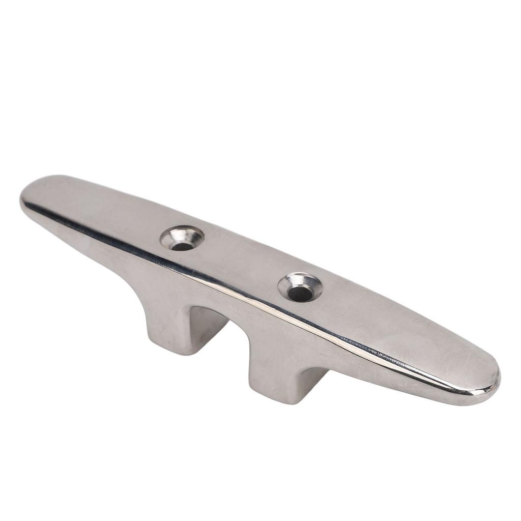Boat Dock Cleat Stainless Steel Deck Rope Tie Down Anchor Line Cleat Holder for Ship Marine 6 Inches