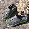 Summer Casual Sandals Shoes Men's All-match Wear-resistant Shoes Fashion Sandals Shoes for Men Men's Beach Baotou Sandals Hollow Breathable Mesh Shoes