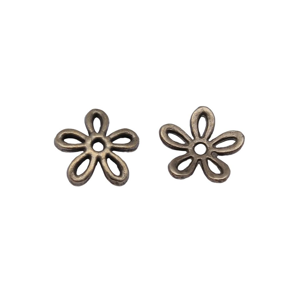Flower Bead Cap Spacer Findings Ornate Covers For DIY Jewelry Making Materials