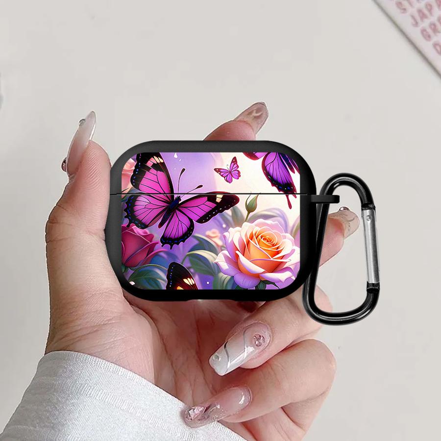 Blue Butterfly Cool Earphone Cases Cover Case For Airpods 2 Pro3 Pro2 3 Pro 1 4