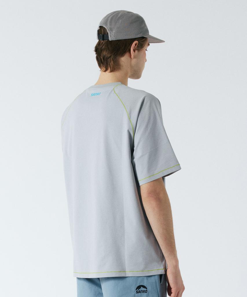 Sanlo [Unisex] Quick-Dry Lightweight Short Sleeve - Light Grey